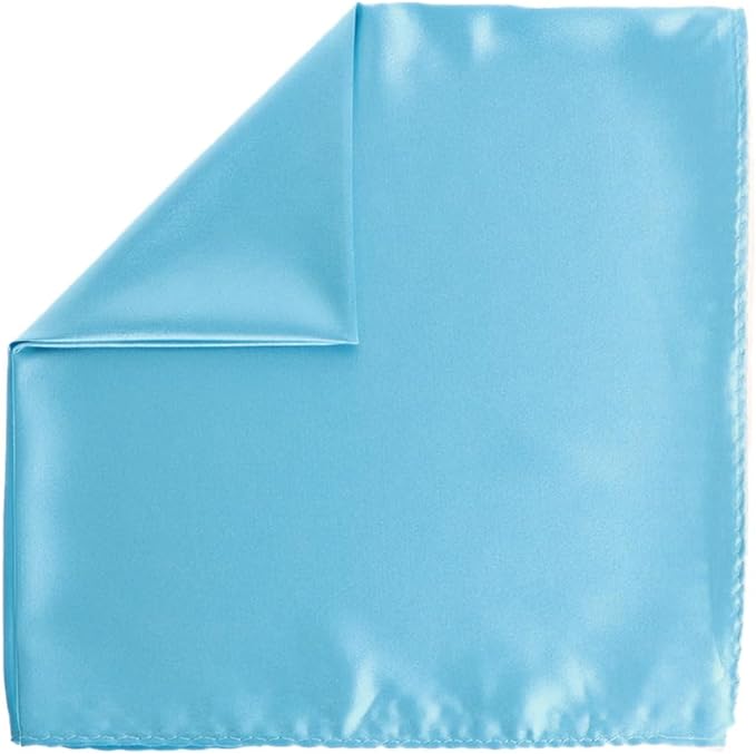 Vittorio Farina Men&#39;s Silky Satin Square Pocket Square