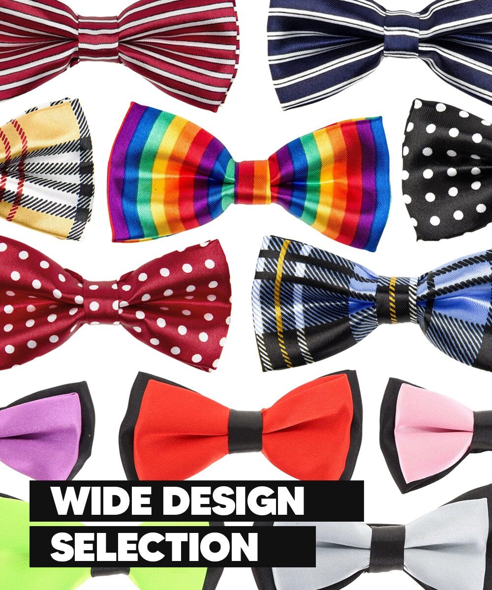 Vittorio Farina Boy&#39;s Design Satin Bow Tie