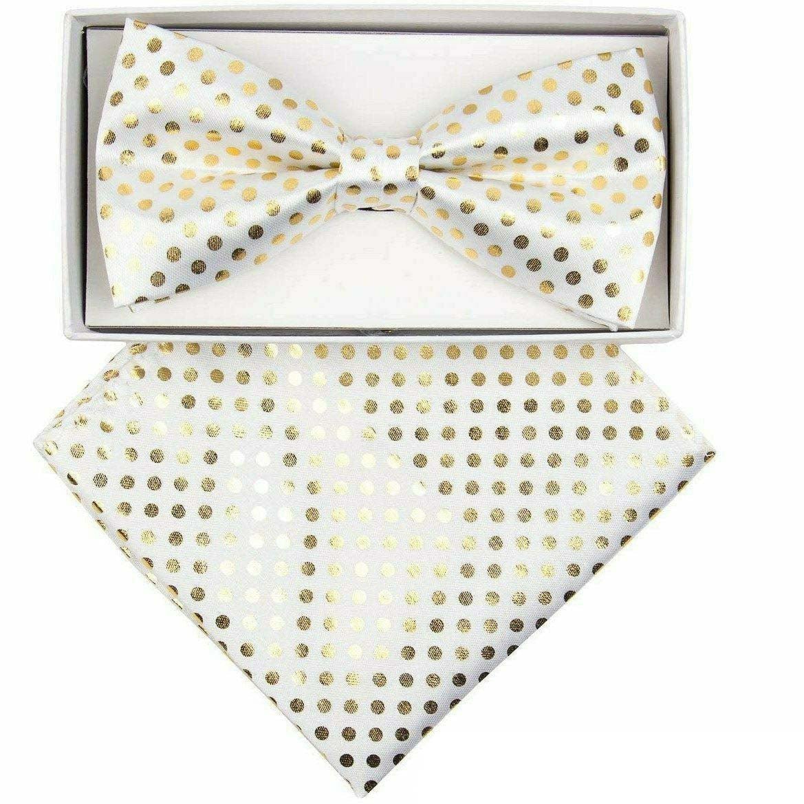 Vittorio Farina LIMITED EDITION Metallic Bow Tie & Pocket Square by Classy Cufflinks - bhm-002 - Classy Cufflinks