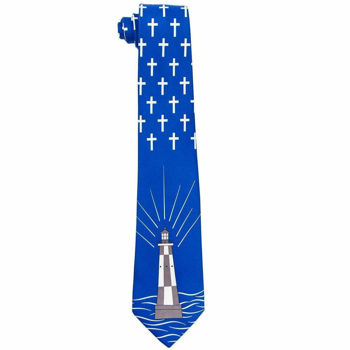 Vittorio Farina Men&#39;s Religious Satin Necktie &amp; Pocket Square