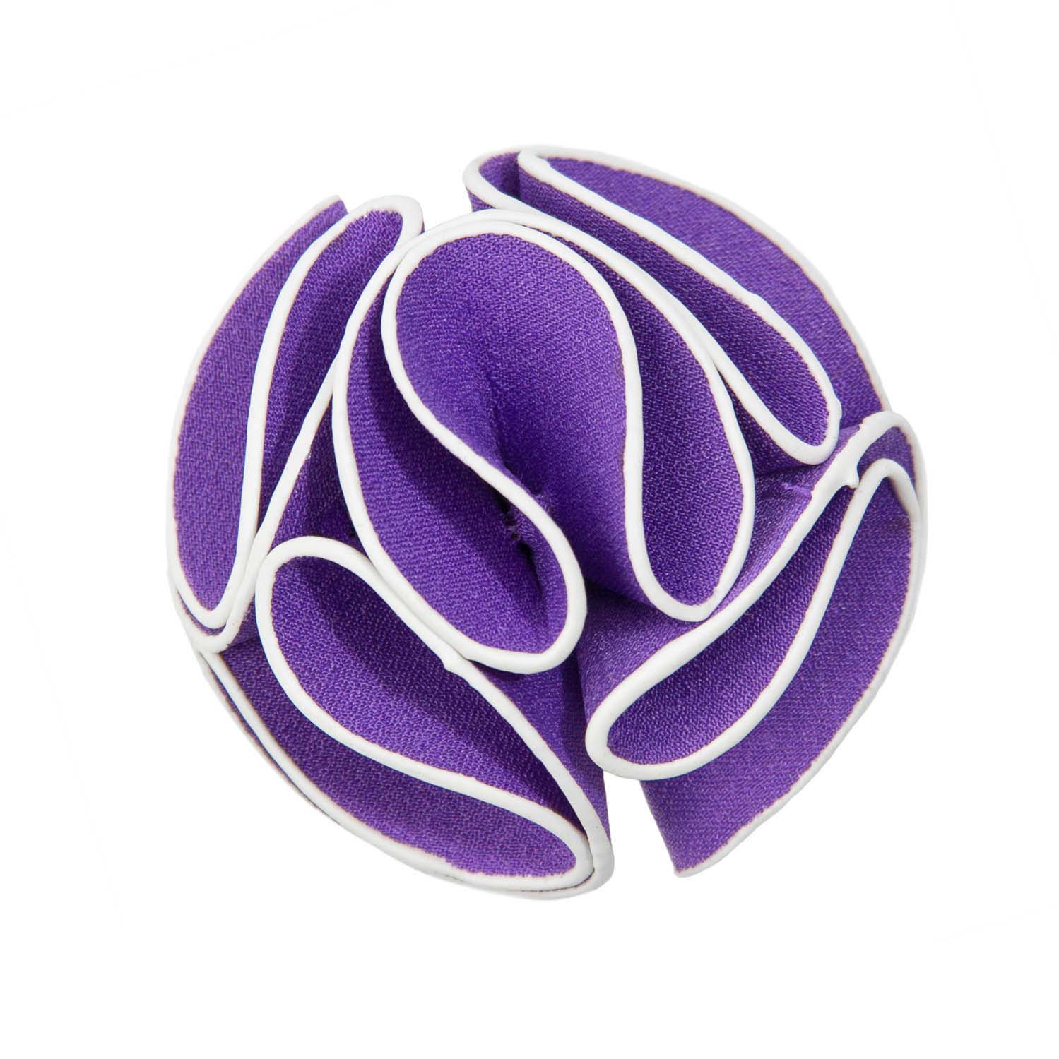 Vittorio Vico Unisex Trim Rose Flower Lapel Pin